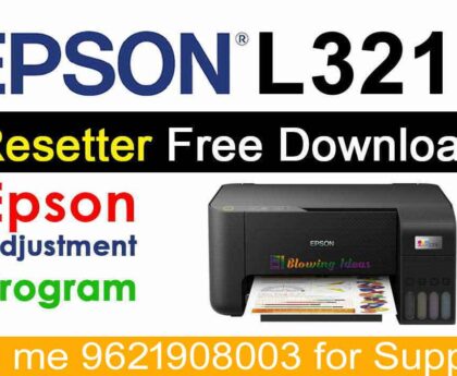 EPSON L3210 Resetter Download