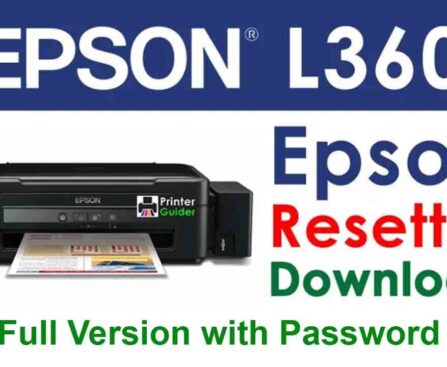 EPSON L360 Resetter Adjustment Program 【100% FREE】