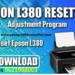 Epson L380 resetter Adjustment