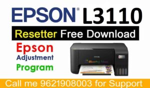 EPSON L3110 Resetter Download